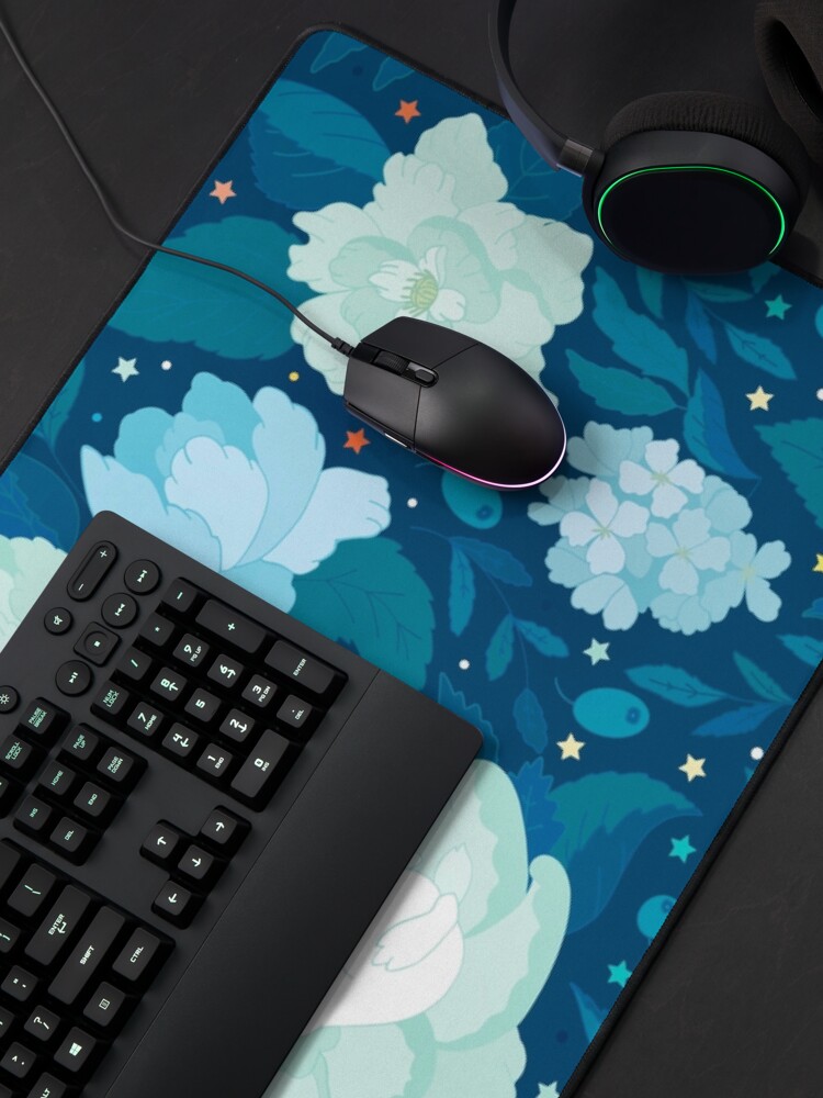 Alternate view of Find a bunny in a night garden Mouse Pad