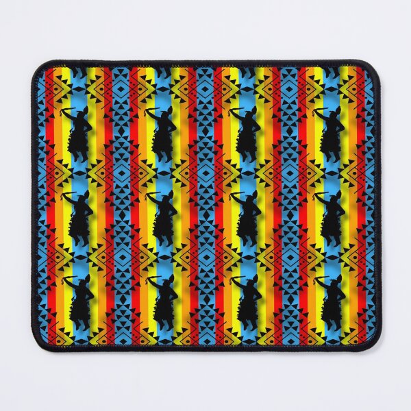 Item preview, Native American Jingle Dress Dancer Sky Blue / Black Geometric Pattern  designed and sold by JMWCD.