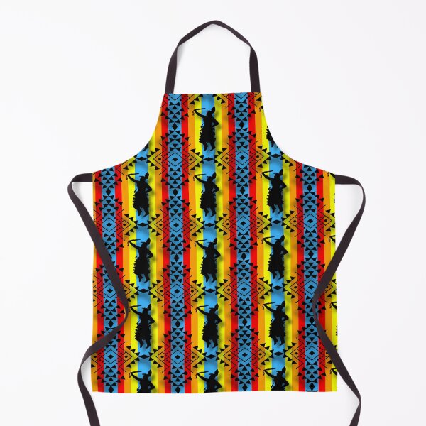 Item preview, Native American Jingle Dress Dancer Sky Blue / Black Geometric Pattern designed and sold by JMWCD.