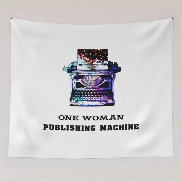 Item preview, ONE WOMAN PUBLISHING MACHINE AWESOME FUNNY DESIGN AWESOME GIFT FOR AUTHOR WIFE MOM GRANDMA SISTER GIRLFRIEND. designed and sold by thebaronart.