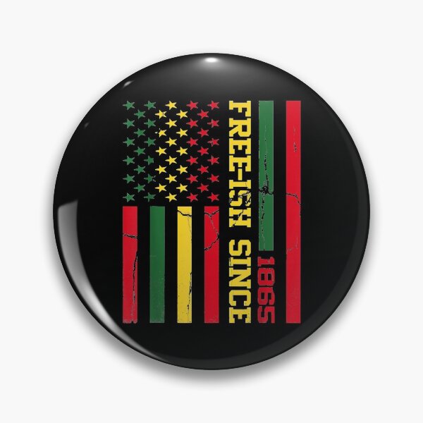 Item preview, Vintage Freeish Since 1865 Juneteenth Black History Flag African Men Women designed and sold by Claudia Jarred.