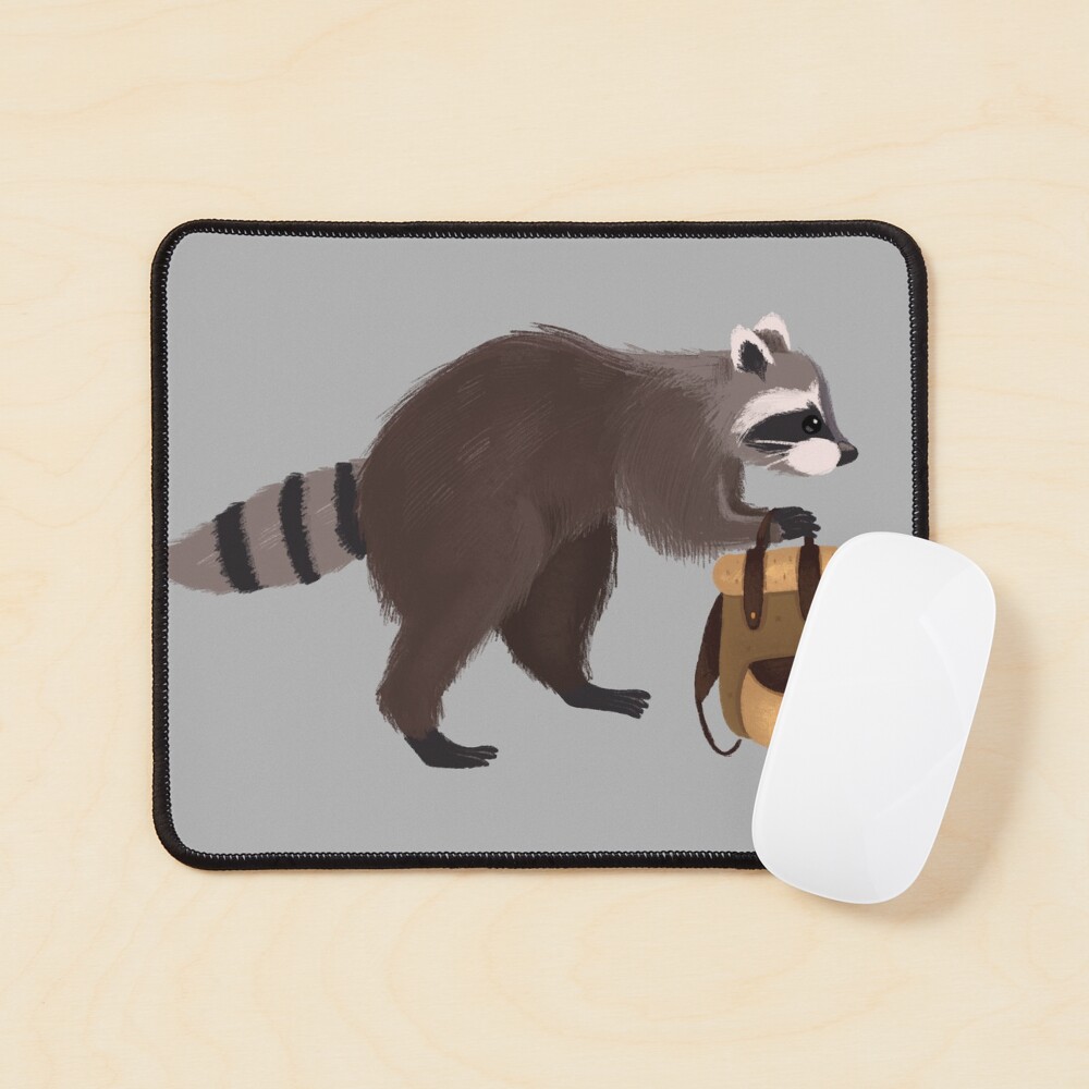 Racoon stealing Mouse Pad