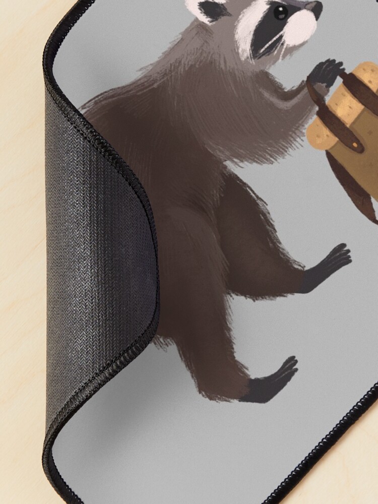 Alternate view of Racoon stealing Mouse Pad