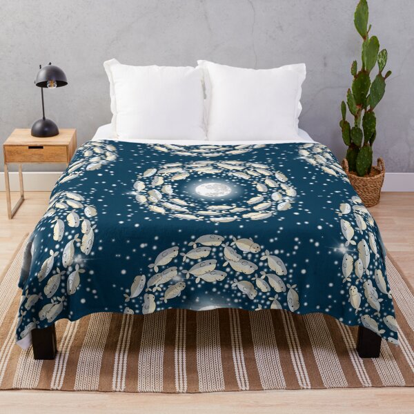 Item preview, Beluga Whales in Orbit designed and sold by SugarSquiddy.