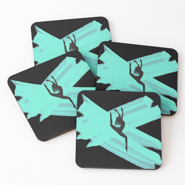 Item preview, turquoise dance design designed and sold by reka88.