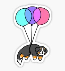 Balloon Bernese Mountain Dog Sticker