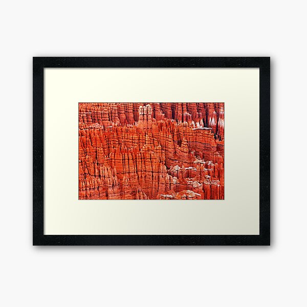 Bryce Canyon - Hoodoos 14 Framed Art Print