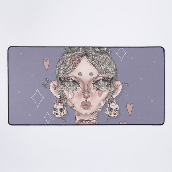 Copy of Cough Syrup 2021 (but in lavender) Desk Mat