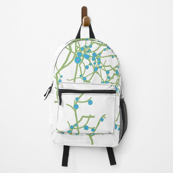 Item preview, ֎ TREE OF LIFE ֍ Fractal ~*Blue Buds*~ Floral Flower Botanical Nature Landscape ~ Sacred Geometry~green tones~psychadelic designed and sold by Spinning Plates 360.