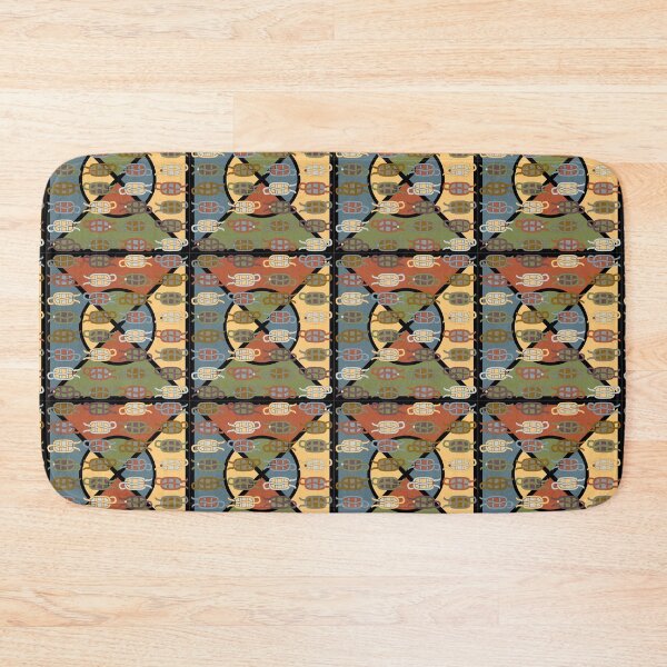 Item preview, Aztec geometric shapes "precolumbian 27" designed and sold by vincentbiollaz.