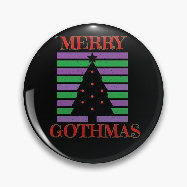 Item preview, Gothic Christmas Merry Gothmas purple black goth designed and sold by toastygoat.