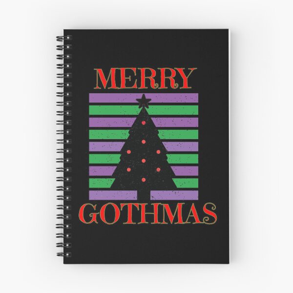 Item preview, Gothic Christmas Merry Gothmas purple black goth designed and sold by toastygoat.