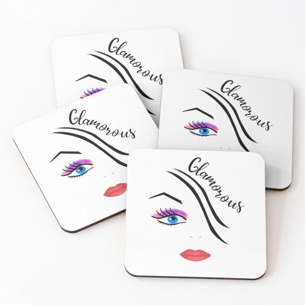 Item preview, Glamourous women's face design designed and sold by KaisPrints.