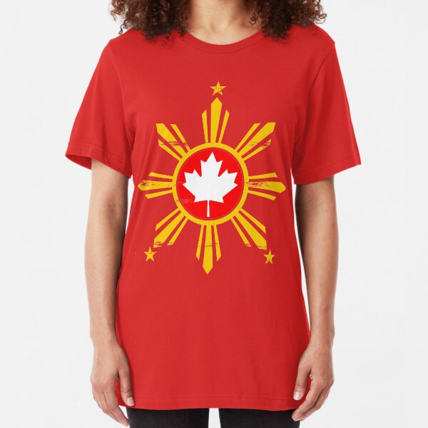 Filipino in Canada Slim Fit T-Shirt
