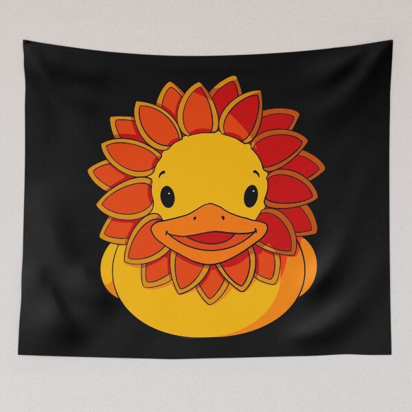 Item preview, Sunflower Rubber Duck designed and sold by Alisha Ober Designs.