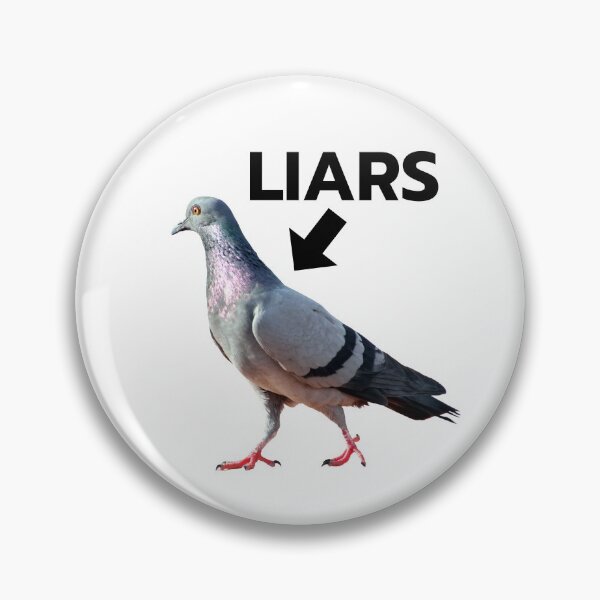Item preview, Pigeons Are Liars - Birds Are Not Real Classic T-Shirt designed and sold by SugarrMonkey.
