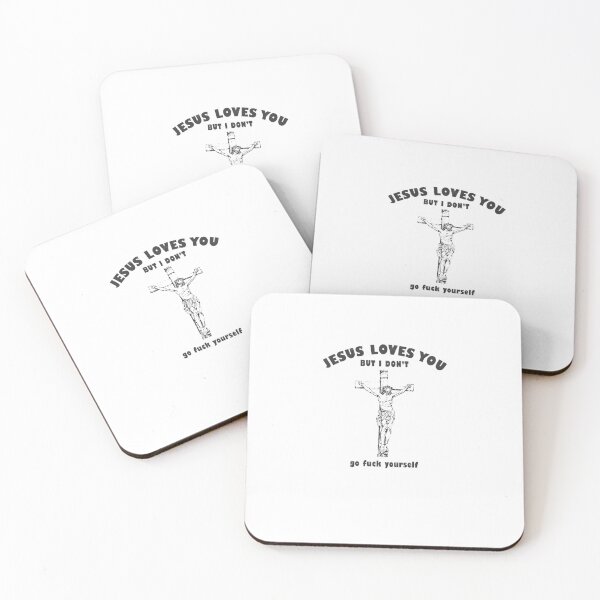 Item preview, Jesus Loves You But I Don&x27;t Go Fuck Yourself Essential designed and sold by CARETAHARRY.