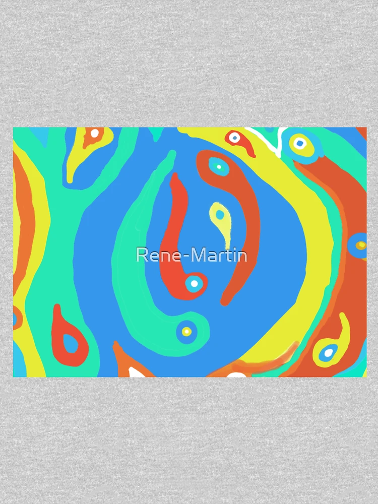 Thumbnail 6 of 6, Pullover Hoodie, Abstract pattern 6 designed and sold by Rene-Martin.