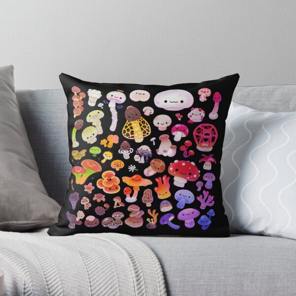 Mushroom Throw Pillow