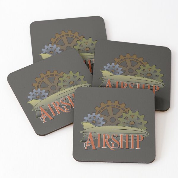 Item preview, Steampunk Airship and Cogs designed and sold by ElJimmo.