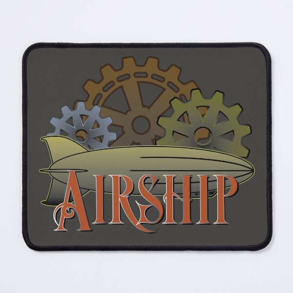 Item preview, Steampunk Airship and Cogs designed and sold by ElJimmo.