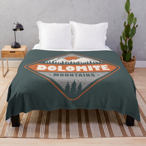 Item preview, Dolomite Mountains Italy Vintage Hiking Design designed and sold by CynthiaGraphics.
