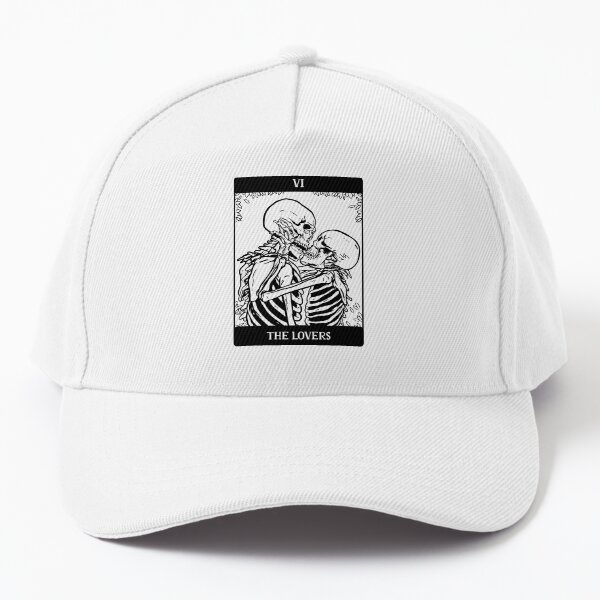 Item preview, The Lovers Tarot Card Occult Gothic Skeleton Halloween Skull designed and sold by Kribis.