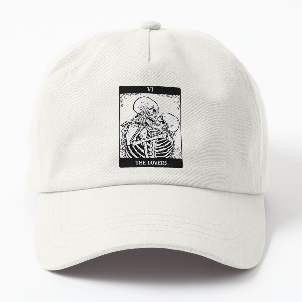 Item preview, The Lovers Tarot Card Occult Gothic Skeleton Halloween Skull designed and sold by Kribis.