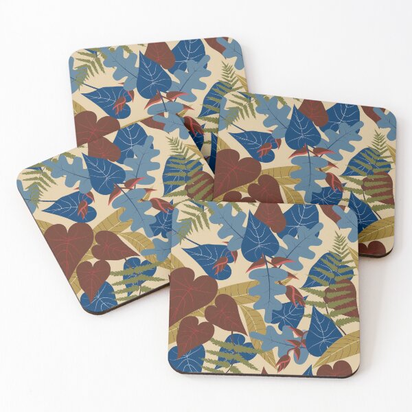 Item preview, Color your life and leaves pattern designed and sold by urban-color.