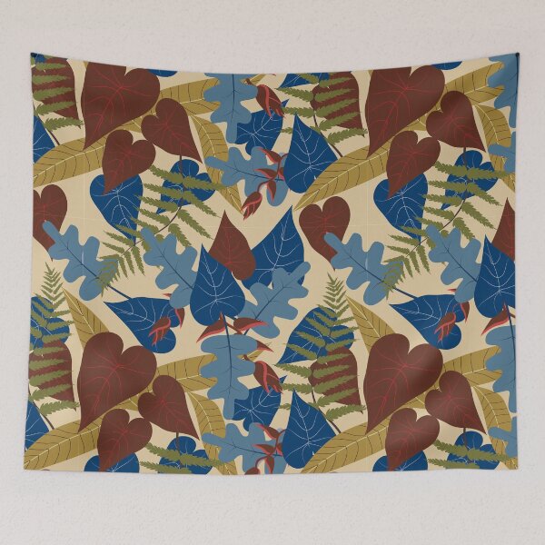 Item preview, Color your life and leaves pattern designed and sold by urban-color.