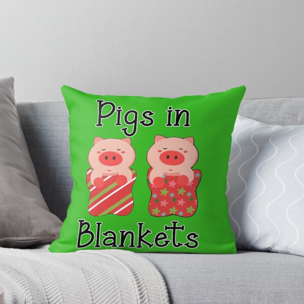 Item preview, Pigs in Blankets - Funny Christmas Pigs designed and sold by purplevamp.