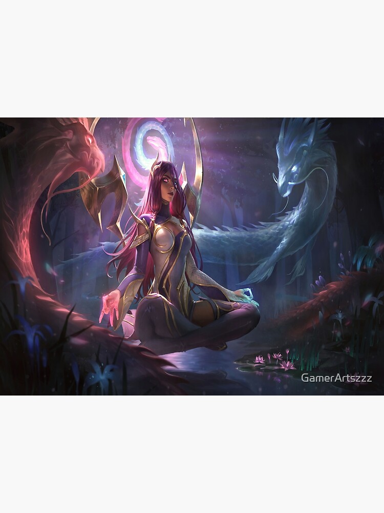 "Tranquility Dragon Karma splash art" Poster by GamerArtszzz | Redbubble