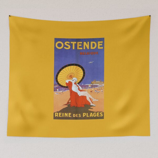 Item preview, Ostend Queen of beaches 1920s bathing beauty summer travel designed and sold by aapshop.