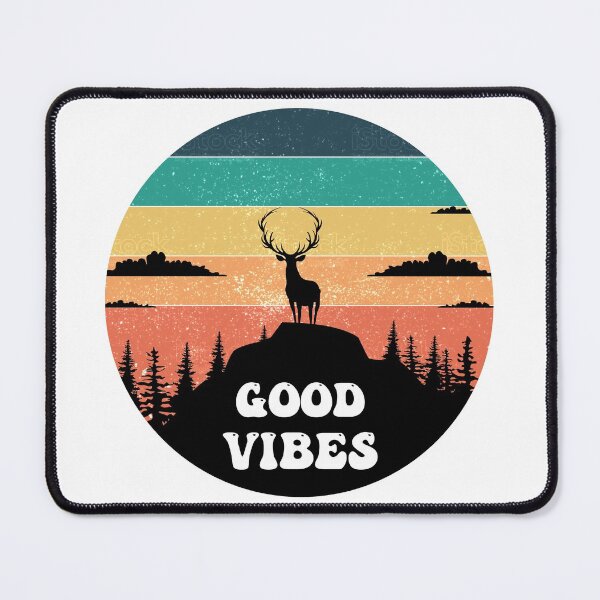 Item preview, Good Vibes Mountain designed and sold by VintagePathway.