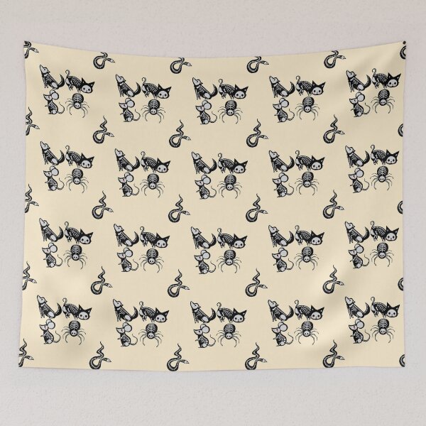 Item preview, Halloween Animals Skeleton design designed and sold by TheSharpService.