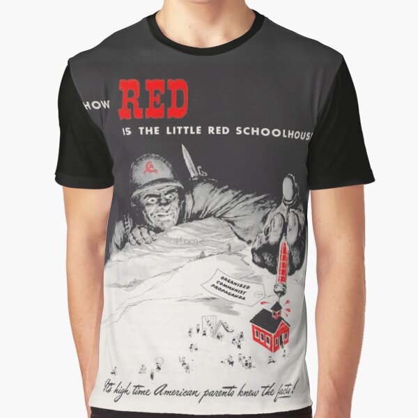 ¿Cómo de rojo es la pequeña escuela roja? Camiseta gráfica