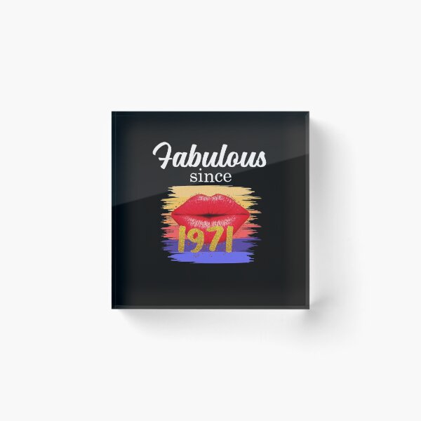 Item preview, Fabulous Since 1971 - Women's 50th Birthday designed and sold by Ibu83.