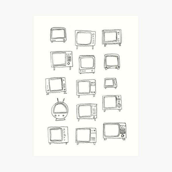 TVs Art Print