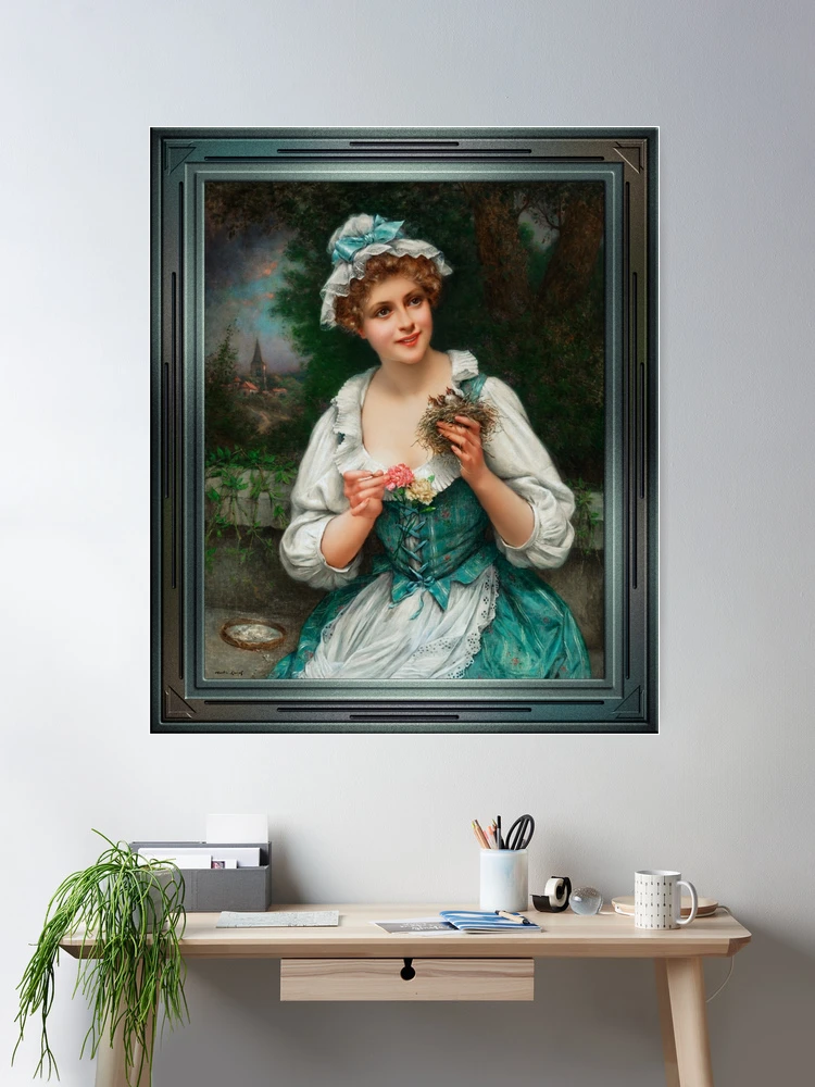 Feeding Time by Francois Martin-Kavel Wall Decor Xzendor7 Old Masters Art Reproductions Room Decor Poster Art Print