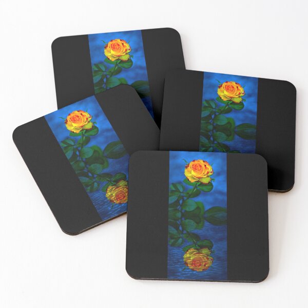 Item preview, Reflecting A Gorgeous Multi-Colored Rose designed and sold by alabca.