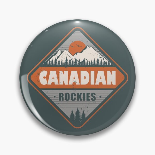 Item preview, Canadian Rockies Vintage Mountain Hiking Design designed and sold by CynthiaGraphics.