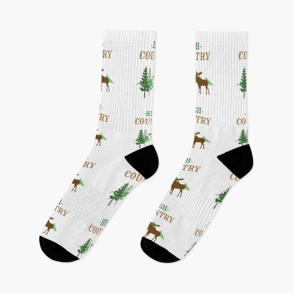 Item preview, High Country Pine Trees, Moose and Mountains designed and sold by HighCountry2021.