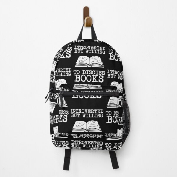 Item preview, Introverted But Willing To Discuss Books designed and sold by SportyDogShop.