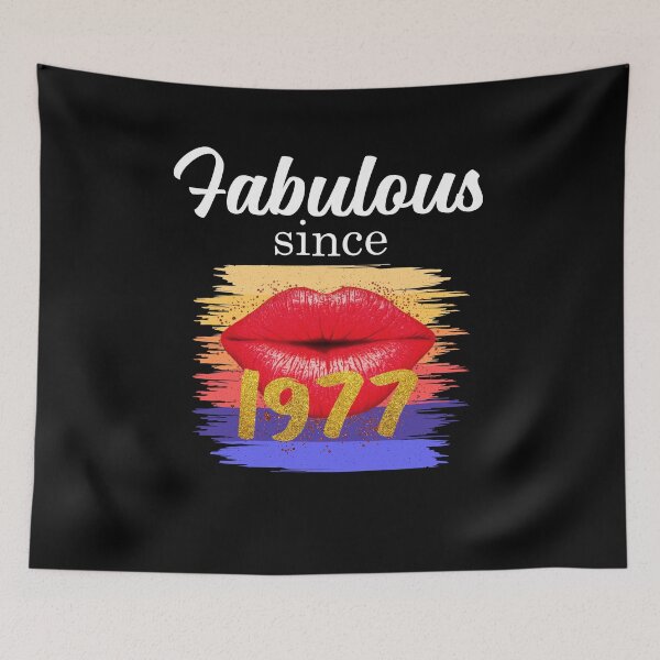 Item preview, Fabulous Since 1977 - Women's 44th Birthday designed and sold by Ibu83.