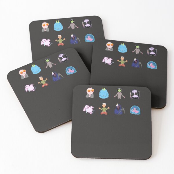 Item preview, The Midnight Gospel Guests Sticker Sheet Sticker designed and sold by AnkeHolthusen.