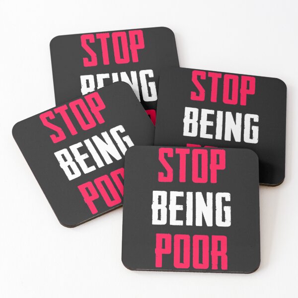 Item preview, Stock investing buy hold finance money Stop Being Poor   designed and sold by Andonicka0.