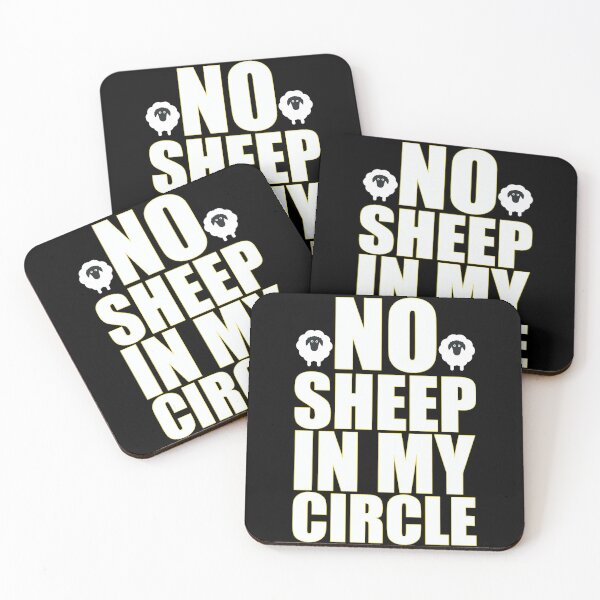 Item preview, No Sheep In My Circle designed and sold by happy gift art.
