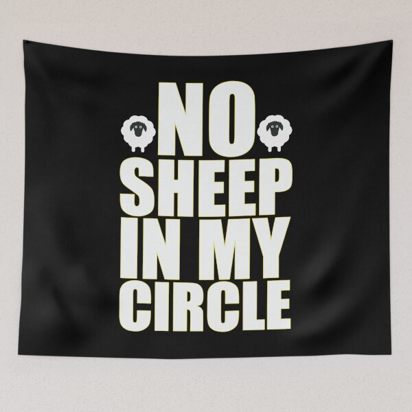 Item preview, No Sheep In My Circle designed and sold by happy gift art.