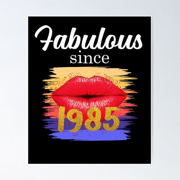 Item preview, Fabulous Since 1985 - Women's 36th Birthday designed and sold by Ibu83.