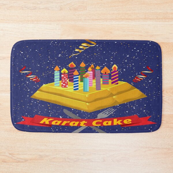 Item preview, Karat Cake Streamers and Birthday Candles designed and sold by Write-to-Rebel.